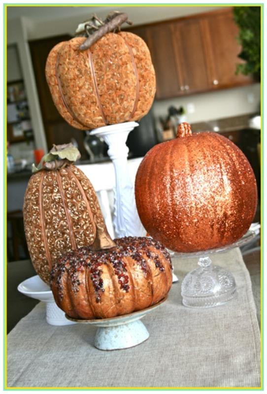 Décoration Halloween vous-même amusez-vous en spray doré