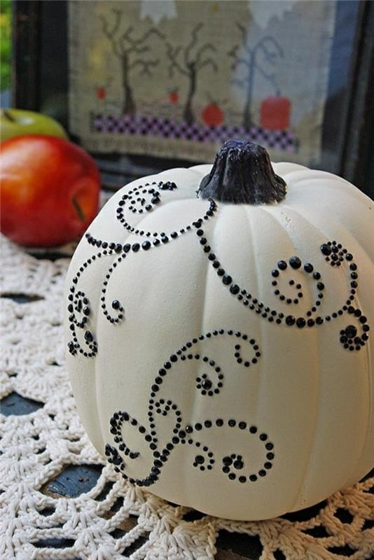 stylowe pomysły na halloween dynia