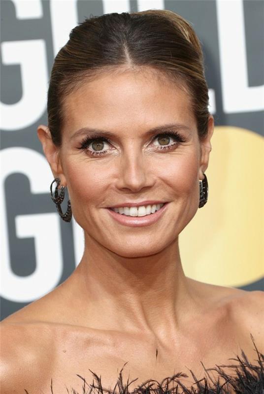 heidi klum updo séparation au milieu de l'été