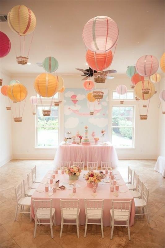 majsterkowicz balon na ogrzane powietrze świetny pomysł na dekorację na urodziny dzieci