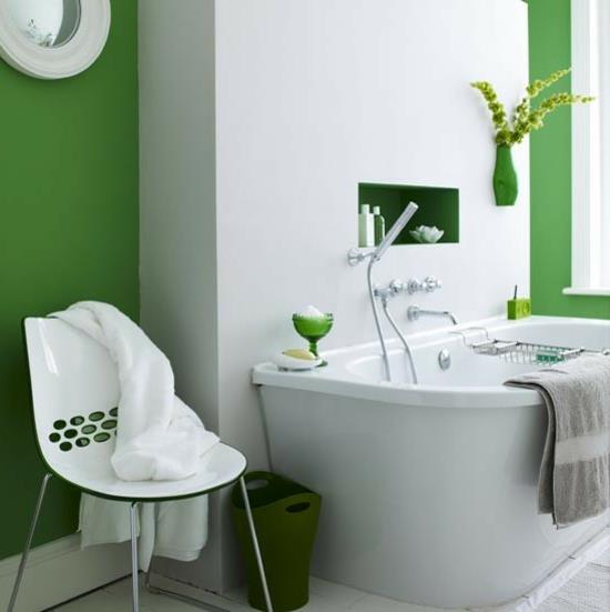 jasnozielone nowoczesne meble łazienkowe