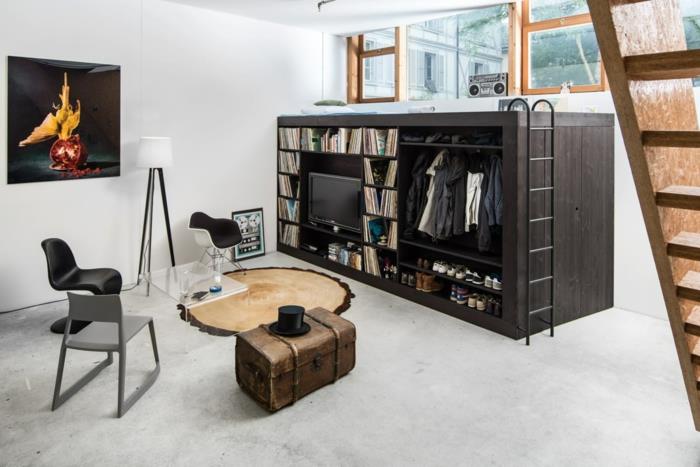 Łóżka na antresoli dla dorosłych pomysły na designerskie meble do salonu