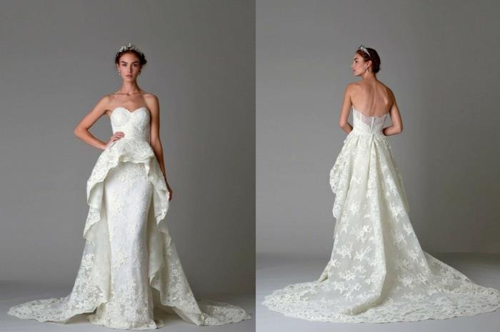 suknie ślubne 2016 suknie ślubne trendy wesele nosić backless długie suknie weselne
