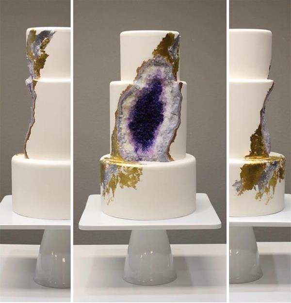 gâteaux de mariage améthyste étage cake designer cake design edeslstein