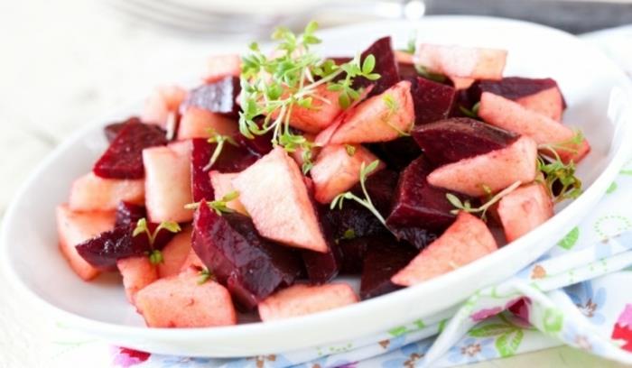 hypertension artérielle saine salade betterave pommes