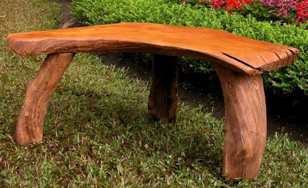 Zbuduj własną drewnianą ławkę DIY kształty ogrodowe