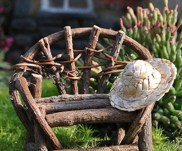 Zbuduj własną drewnianą ławkę DIY ogród vintage