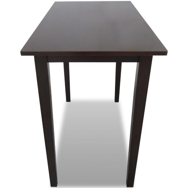 table en bois de nettoyage - une table noire