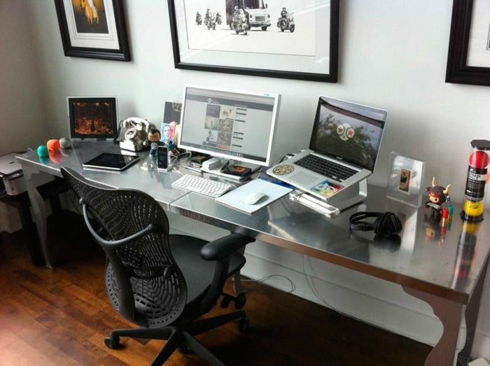 wyposażenie biura domowego biuro ergonomiczne krzesło biurko