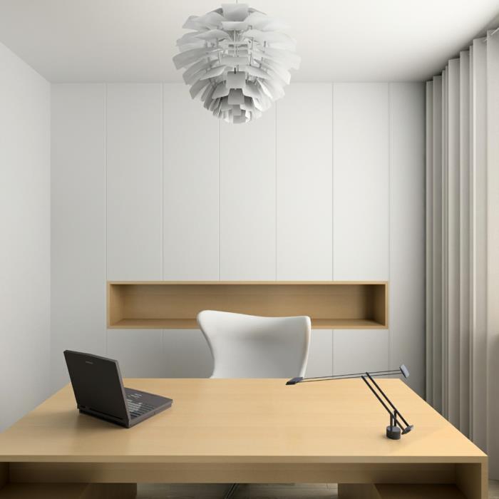 meble do biura domowego designerskie meble lampa wisząca paul heningson karczoch