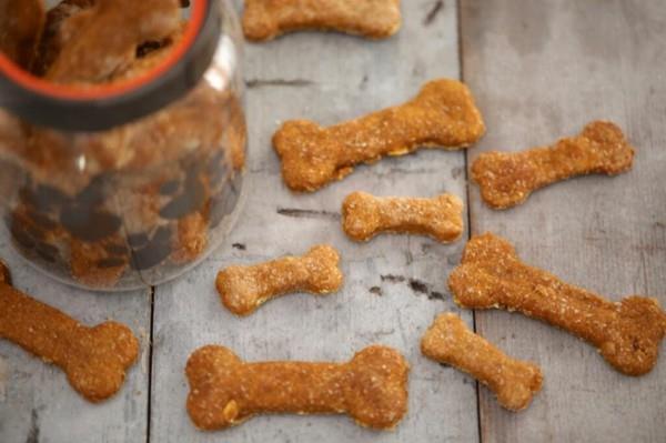 Faites vous-même des biscuits pour chiens, des cadeaux pour chiens dans des bocaux