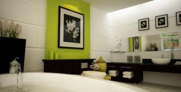 higiena w łazience zielone jabłuszko panele ścienne