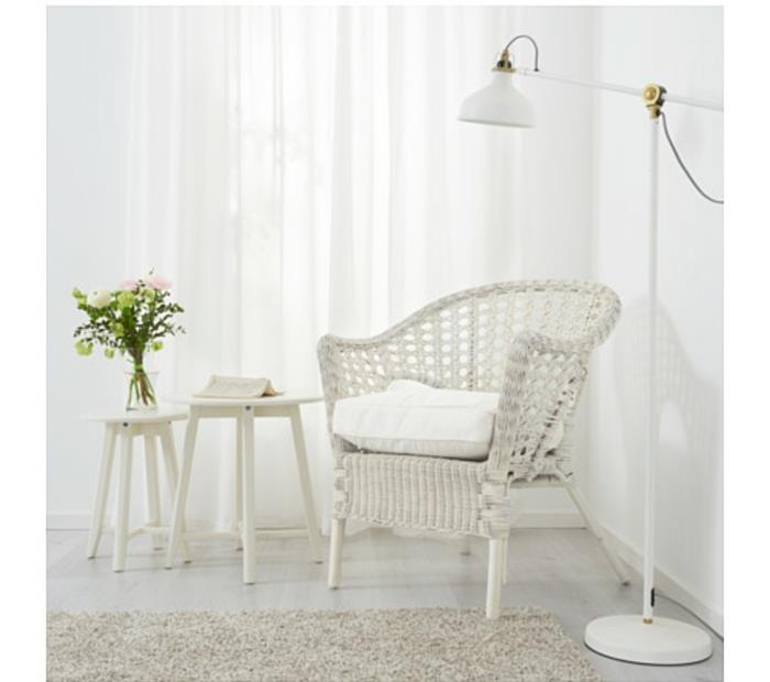 ikea fotel biały tapicerowany fotel ręcznie robiony finntorp