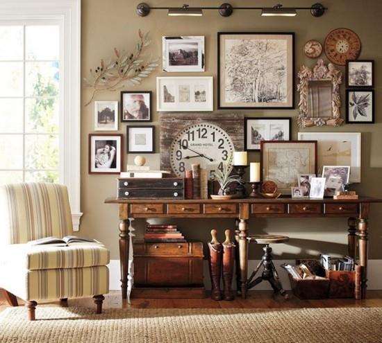 design d'intérieur meubles anciens et cadre