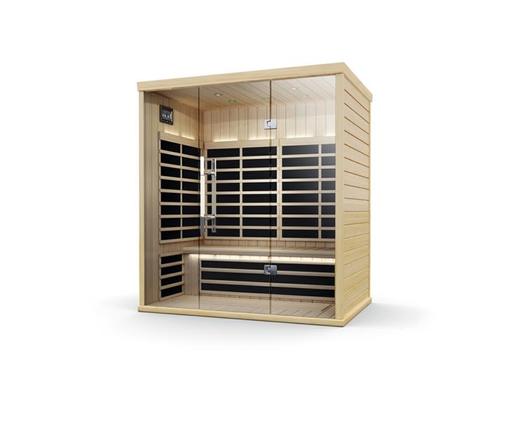 sauna testowa w kabinie na podczerwień lub kabina na podczerwień
