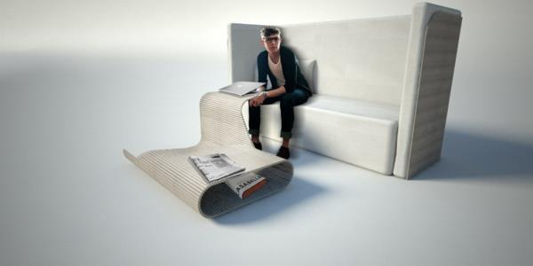 innowacyjna sofa rozkładana carlo ratti cassina ergonomiczna