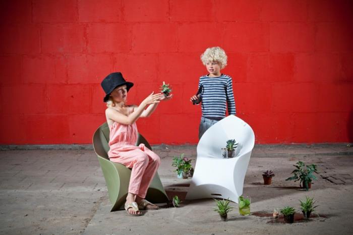 matériaux innovants chaises en carton