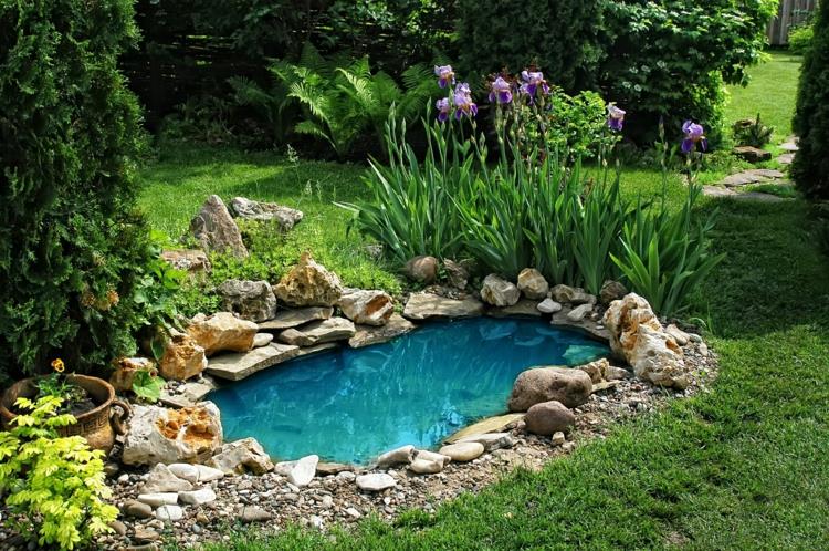 photos d'étang de jardin inspirantes idées de jardin source d'eau dans le jardin