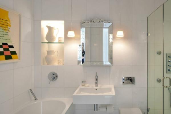 design d'intérieur dans une salle de bain éclectique de style scandinave