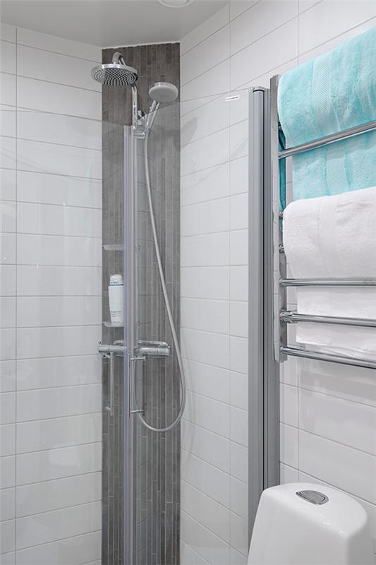 design d'intérieur appartement apartmen suède salle de bain douche