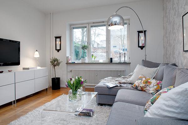 maison design plat appartement suède meubles élégant
