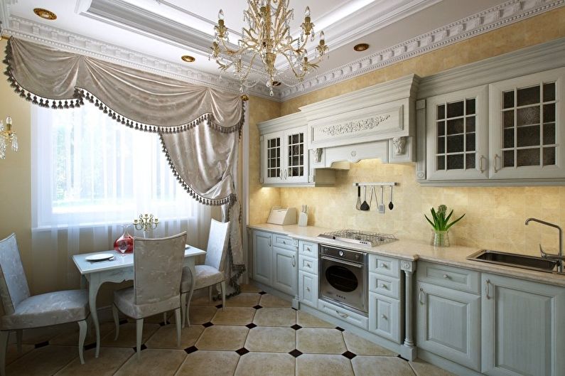 Кухненски интериор в италиански стил - снимка