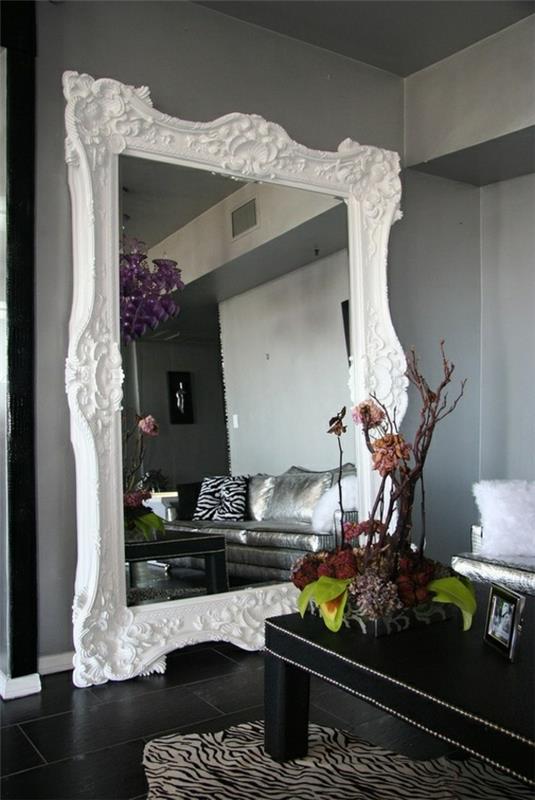 jennifer taylor miroir design blanc chic