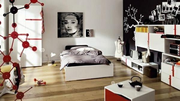 rideaux design moderne chambre jeune