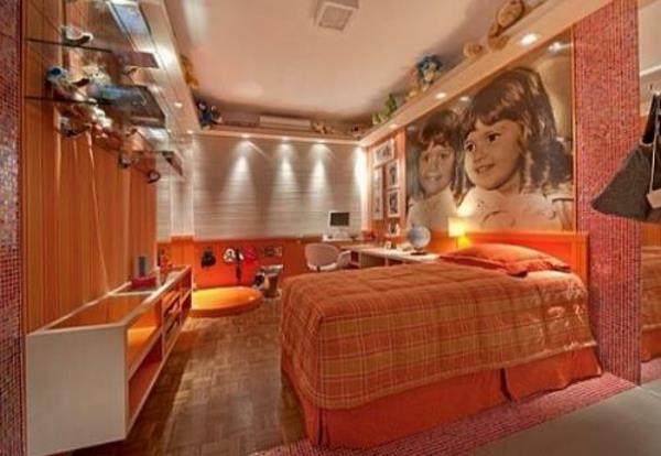 chambre jeune moderne chaleureux