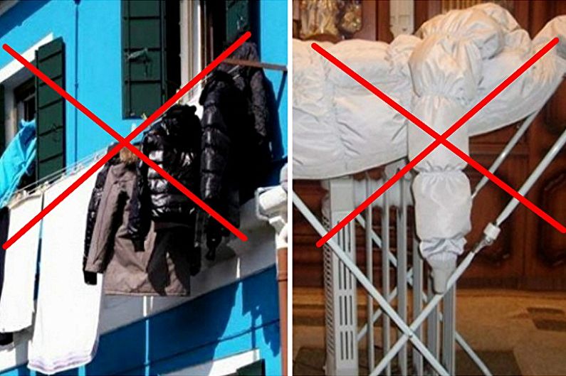 Jak sušit péřovou bundu po praní v pračce