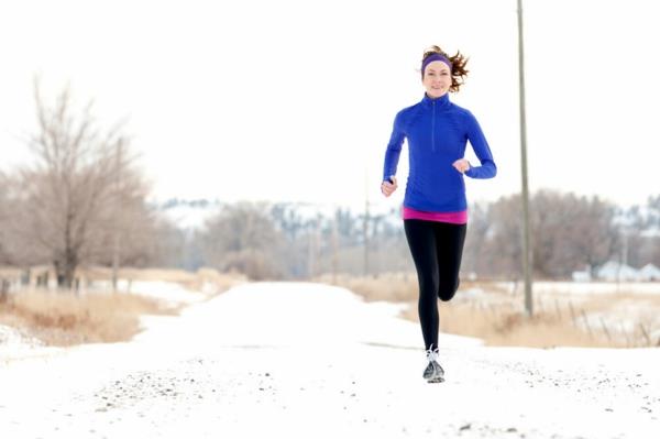 consommation de calories faire du jogging en hiver perdre du poids sainement dans la neige