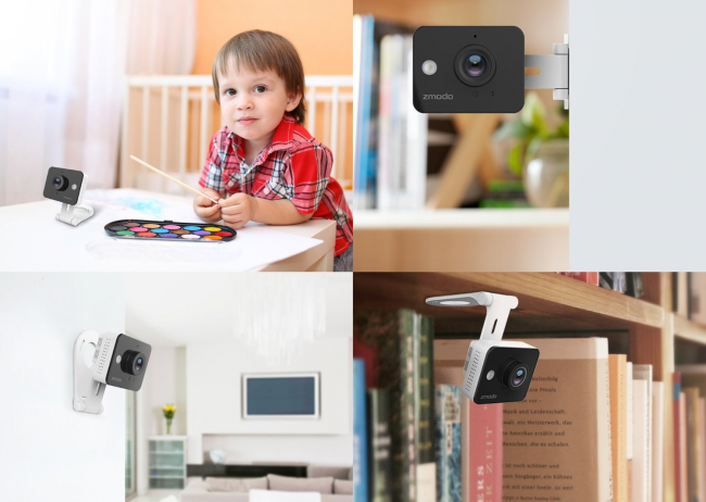 CCTV kameru Zmodo ZM - SH75D001 lze instalovat na různé povrchy