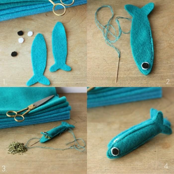 zabawka dla kota majstrować rybę