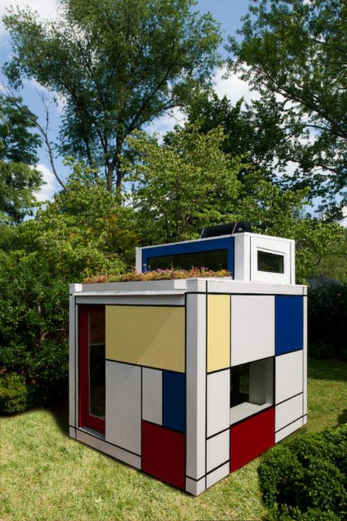 domki zabaw dla dzieci ultranowoczesne kolorowe plastikowe panele