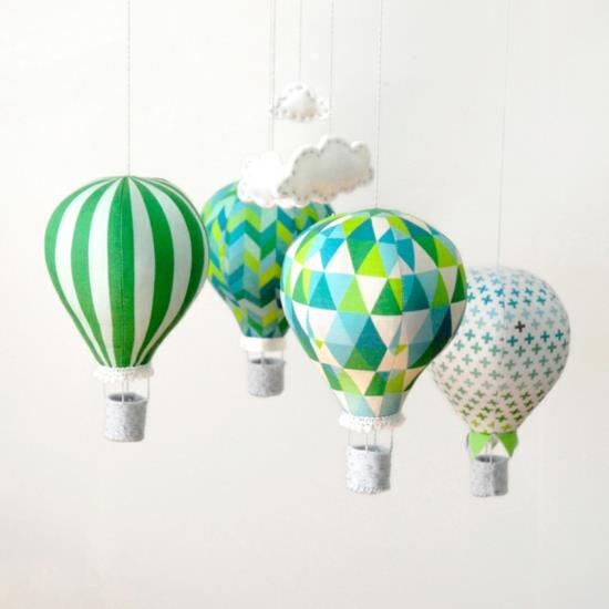 majsterkować dekoracja pokoju dziecięcego balon na gorące powietrze!