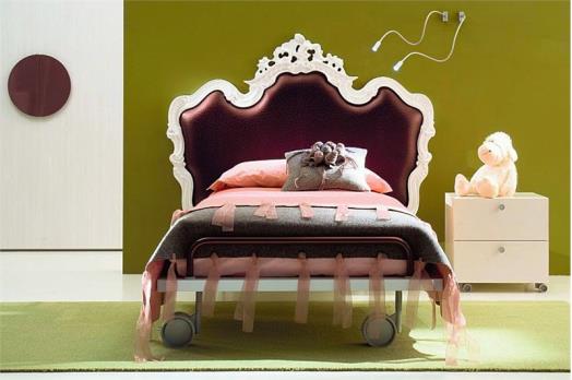 meble do pokoju dziecięcego di liddo perego dziewczyna sypialnia łóżko luksusowe