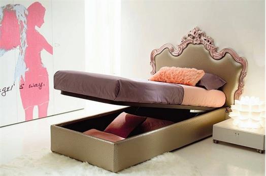 meble do pokoju dziecięcego di liddo perego dziewczyny sypialnia różowe poduszki