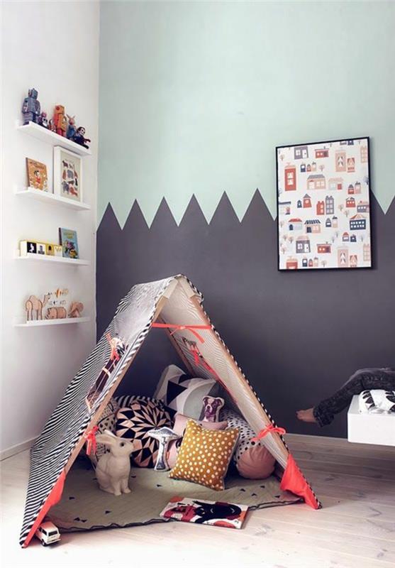 peinture murale de chambre d'enfant design de chambre de bébé design mural créatif
