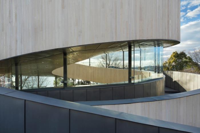 ślub wstążka kaplica hiroshi nakamura japonia architektura szkło beton