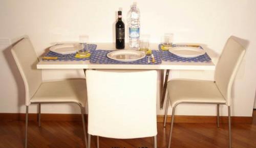 table pliante idée cuisine original compact élégant