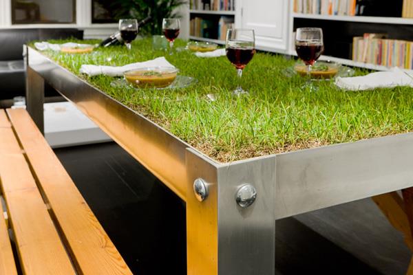 małe rośliny do projektowania balkonów pomysł na stół trawnikowy natura