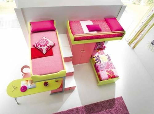 conception de chambre intelligente trois idées de filles d'enfants