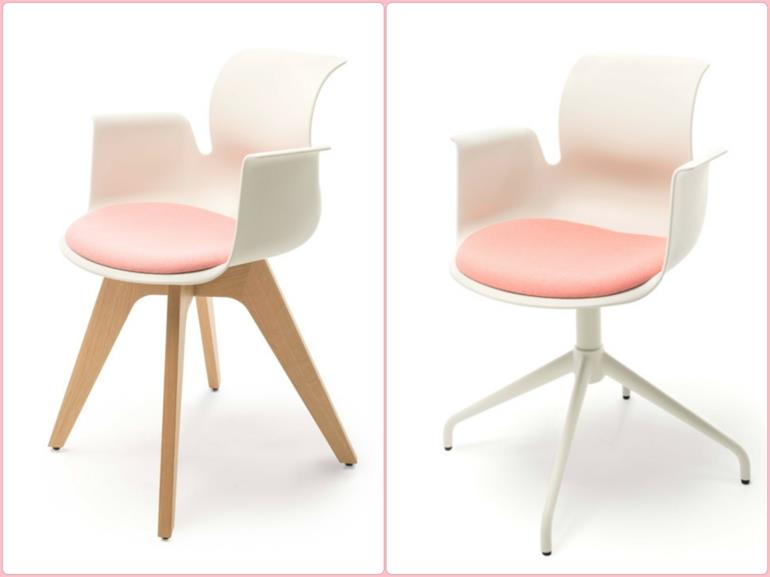 constantin grcic pro chaises design floetotto rose blanc redimensionné