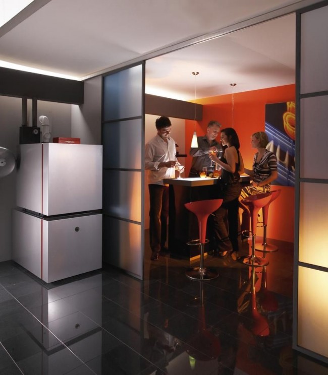 Viessmann Vitoladens 300 se stojatým ohřívačem vody Vitocell