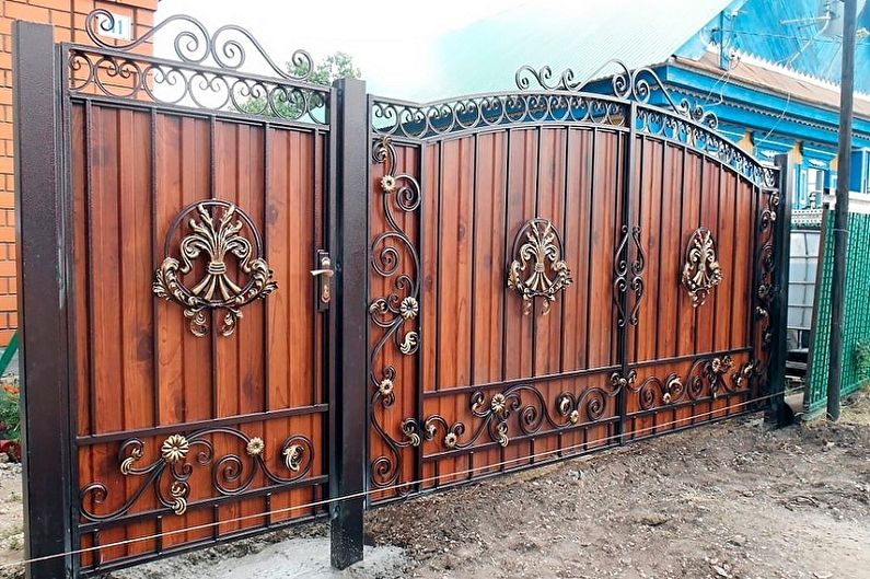 Designideen für geschmiedete Zäune - Einen tauben geschmiedeten Zaun herstellen