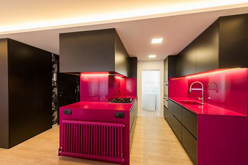 Schöne Küchenfotos - Modulierte Küche in hellen Farben