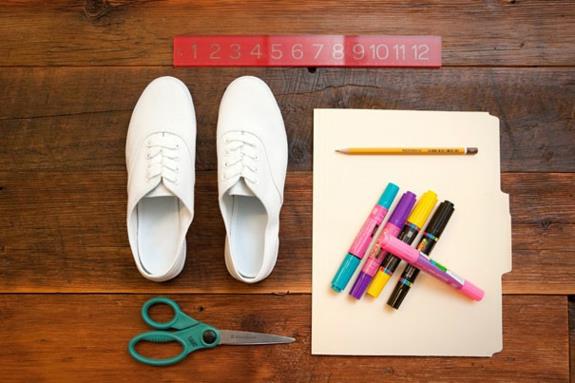 idées d'artisanat créatif pour des échantillons de couleurs de chaussures pour adultes