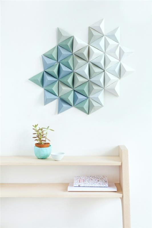 conception de mur conception de mur conception de couleur triangles 3D