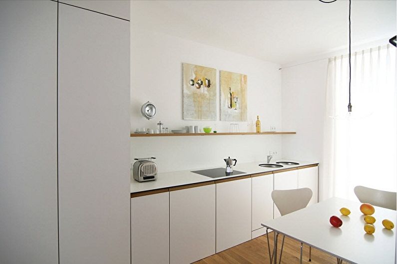 Küche 3 mal 3 Meter im Stil des Minimalismus - Innenarchitektur