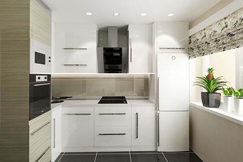 Küche Innenarchitektur 3 x 3 Meter - Foto